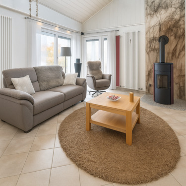 Wohnzimmer - 4 Zimmer Einfamilienhaus zum Kaufen in Gimbsheim