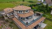 Luftaufnahme - Blick zur Terrasse - 2 Zimmer Etagenwohnung zum Kaufen in Gebhardshain VG