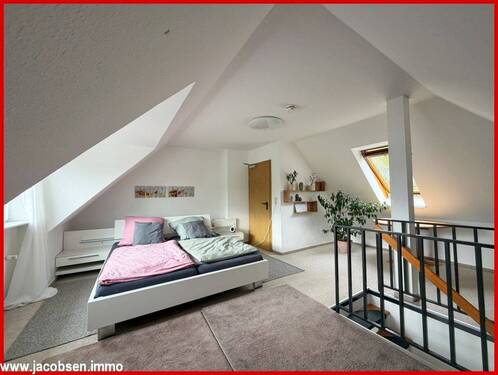 Schlafzimmer im Spitzboden - 