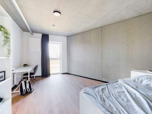 Schlafzimmer - 1 Zimmer Etagenwohnung zur Miete in Köln