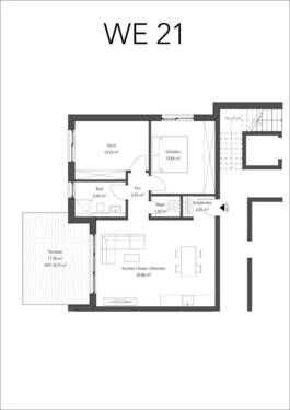 Bild 2 - 3 Zimmer Etagenwohnung in Aschaffenburg