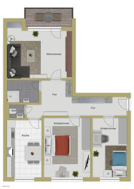 Wohnung - 
