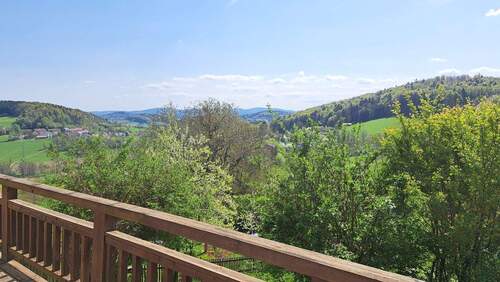 Blick vom Balkon - 