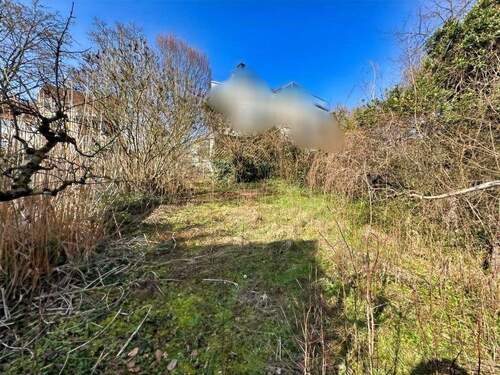Ansicht - Ihr Logenplatz im Grünen: sonniges Baugrundstück in Frankfurt-Sossenheim