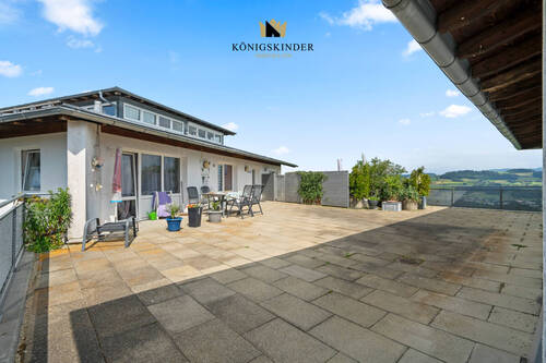 Dachterrasse - 3 Appartements auf einen Schlag, mit Balkon und Dachterrasse, Bergblick