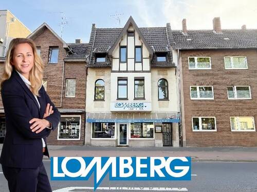 Hausansicht - WOHN-GESCHÄFTSHAUS IN ZENTRALER LAGE VON MEERBUSCH BÜDERICH MIT FREIWERDENDEM LADENLOKAL