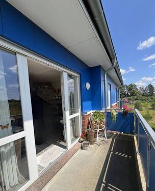 Balkon nach Süden - 2 Zimmer Etagenwohnung zum Kaufen in Bad Bodenteich