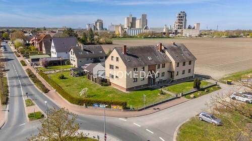 Außenansicht Drohne 1 - 1 Zimmer Mehrfamilienhaus, Wohnhaus zum Kaufen in Sehnde