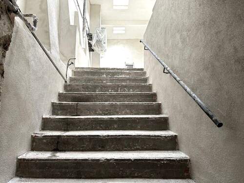 Treppenabgang zum Lager - 