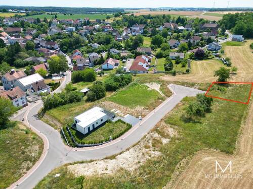 Ansicht Baugrundstück - Grundstück zum Kaufen in Kleinsteinhausen