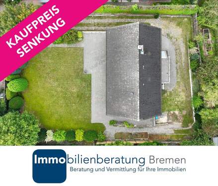 Immobilienberatung Bremen GmbH - Einfamilienhaus mit Ausbaupotential auf großem Grundstück