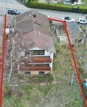 Gartenansicht - Bauträgergrundstück mit Altbestand in Erlangen-Bruck – Ihre Chance für ein neues Wohnprojekt