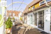 Terrasse 1. OG - Charmantes Fachwerkhaus mit weiterem Baufenster in Aichwald-Schanbach wartet auf Sie!