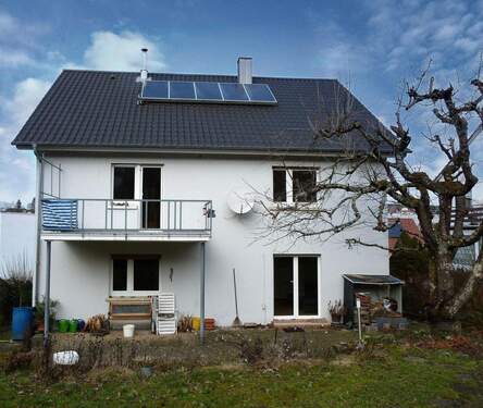 Hinteransicht - 5 Zimmer Mehrfamilienhaus, Wohnhaus zum Kaufen in Neckarbischofsheim