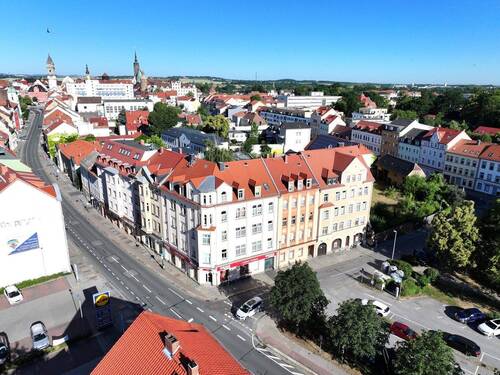 Luftaufnahme - 1 Zimmer Mehrfamilienhaus, Wohnhaus zum Kaufen in Bautzen
