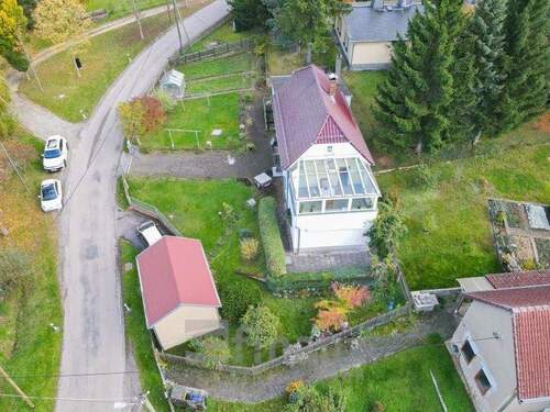 Draufsicht - 4 Zimmer Einfamilienhaus in Zwickau