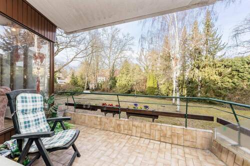 Sicht zum Gartenbereich - 