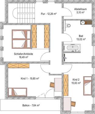 Obergeschoss - 