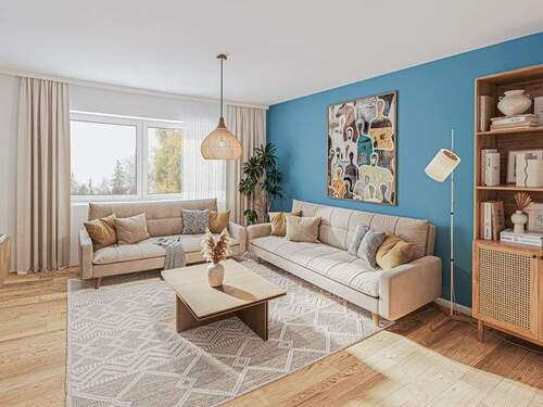 Einrichtungsbeispiel - Wohnbereich - 4 Zimmer Etagenwohnung in Besigheim