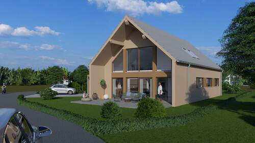 Großzügige Terrasse - 4 Zimmer Einfamilienhaus in Mössingen