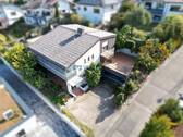 Hausansicht - Freistehendes EinfamilienhausAbrissgrundstück in top Wohnlage von Nußloch mit fantastischem Ausblick in die Rheinebene!