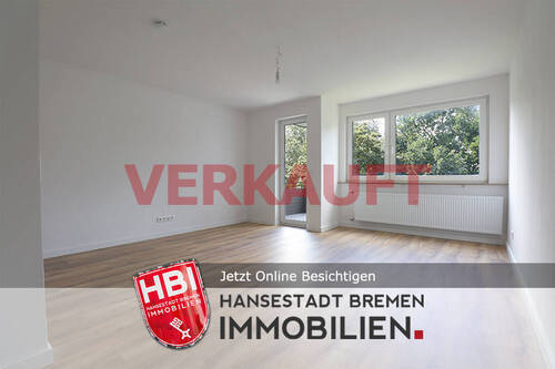 Verkauft - Kattenturm Helle 1-Zimmer-Wohnung mit Balkon in zentraler Lage