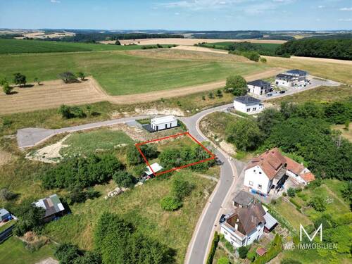 Ansicht Baugrundstück - Grundstück zum Kaufen in Kleinsteinhausen