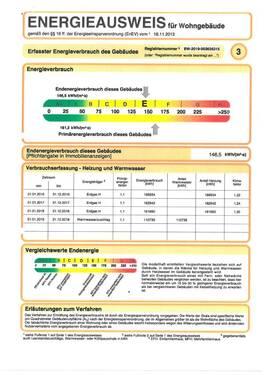 Energieausweis - 