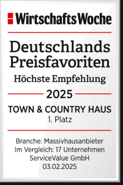WiWo_SV_Deutschlands_Preisfavoriten_2025_Hoechste_TOWN_&_COUNTRY_HAUS - 