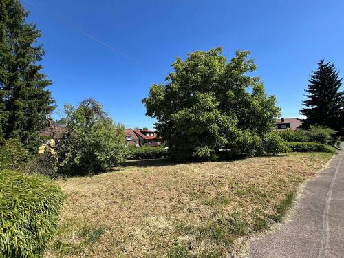 Blick auf Bauplatz - 7 Zimmer Doppelhaushälfte zum Kaufen in Backnang