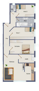Wohnung No. 2 - 4 Zimmer Etagenwohnung in Timmendorfer Strand / Niendorf