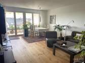 Wohnzimmer Richtung Balkon - 3 Zimmer Etagenwohnung in Hemmingen