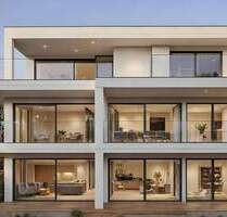 Exklusive 3-Zimmer Terrassenwohnung mit nachhaltiger Architektur und eigenem Garten - Marburg