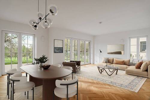 Bild 1 - Zeitlose Architektur & nachhaltiger Komfort - Hochwertige Erdgeschosswohnung in Potsdam