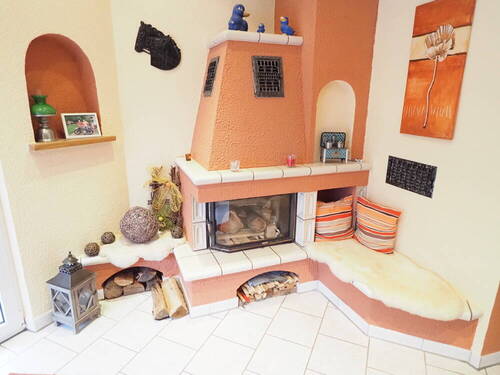 Kachelofen Wohnzimmer Anbau - 