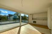 Musterbild - Wohnzimmer - 2-Zimmer-Neubau mit EBK & Dachterrasse
