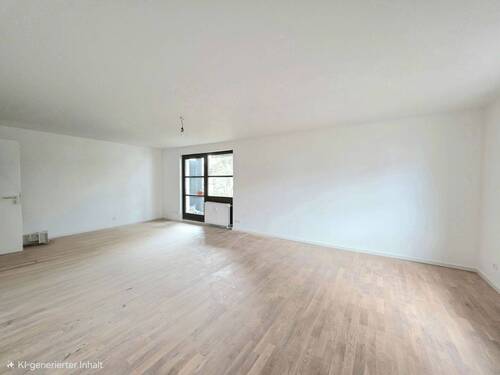 Helles und großes Wohnzimmer - 3 Zimmer Etagenwohnung zur Miete in Deisenhofen