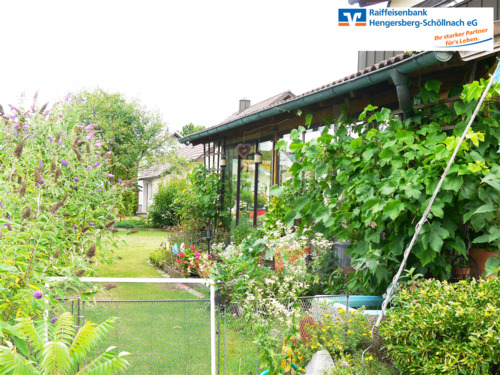 Garten mit Wintergarten - 7 Zimmer Einfamilienhaus zum Kaufen in Wallersdorf