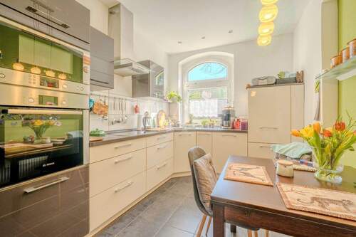 Küche im Erdgeschoss - Einfamilienhaus mit 125,00 m&sup2; in Berlin - Pankow zum Kaufen