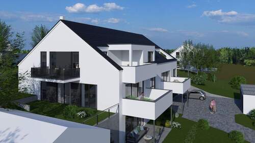 großzügige Balkone und Terrassen - 4 Zimmer Etagenwohnung zum Kaufen in Rangendingen