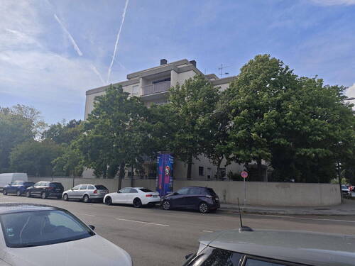 Aussenansicht von Süden - 61 m², 2 Zimmer, München Moosach