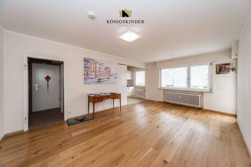Wohnzimmer - Etagenwohnung mit 50,30 m&sup2; in Stuttgart / Feuerbach zum Kaufen