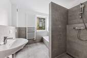 Vollbad mit Wanne und Dusche - 