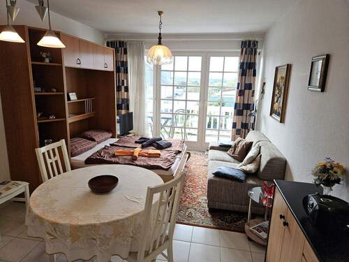 Wohn- und Schlafbereich - 1 Zimmer Etagenwohnung zum Kaufen in Sellin