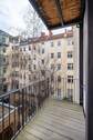 Balkon mit Blick in den Innenhof - 2 Zimmer Etagenwohnung in Berlin