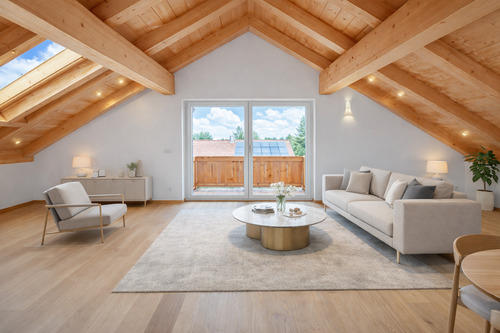 Titelbild - Ankommen und wohlfühlen - moderne 2-Zimmer-DG-Wohnung mit Balkon