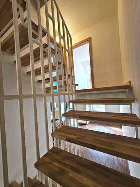 Treppenhaus zum großen Schlafzimmer - 