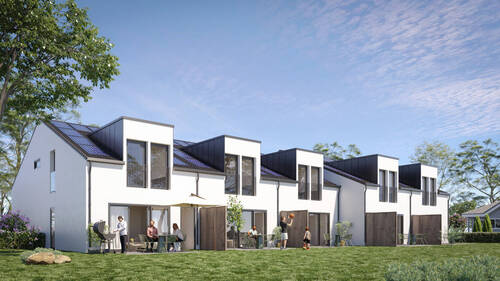 Gartenansicht - Reihenmittelhaus mit 130,10 m&sup2; in Paderborn / Marienloh zum Kaufen