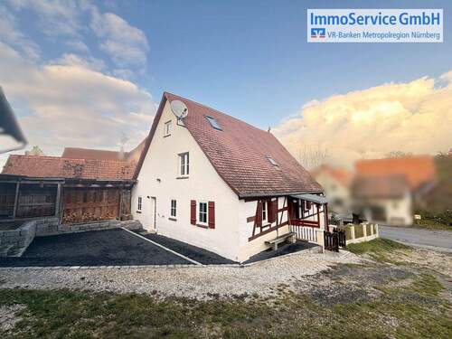 Außenansicht - Denkmalgeschütztes Fachwerkhaus mit historischem Charme