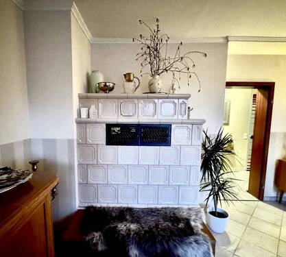 Kaminofen im Wohnzimmer - 